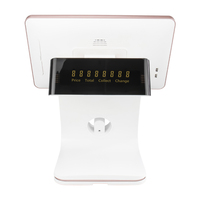 Terminal de point de vente tout-en-un 15,6 pouces Android 11.0 avec écran personnalisé, écran tactile capacitif 10 points, 4 à 6 ports USB, 4 Go de RAM, 128 Go de ROM