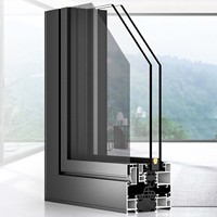Ventana Oscilobatiente de PVC Estándar Europeo, Resistente a la Intemperie y Energéticamente Eficiente para Edificios de Baja Altura