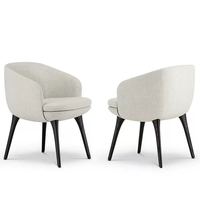 Chaise de salle à manger moderne en cuir véritable de style italien, fauteuil avec accoudoirs en mousse élastique haute densité, pour salon, hôtel, restaurant