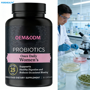 Tabletas Probióticas Personalizadas OEM para la Salud Digestiva Femenina, Mezcla de Probióticos, Enzimas Digestivas, Apoya la <span class=keywords><strong>Flora</strong></span> Intestinal, la Regularidad e Inmunidad - Product Image 1