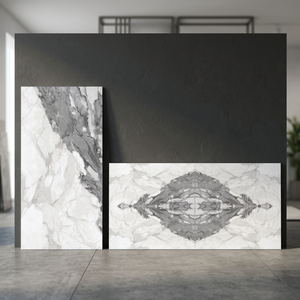 Azulejos de porcelana pulida Victoria Sterling de 800x1600 mm para suelo y pared, diseño elegante en gris, 80x160 cm - Product Image 5