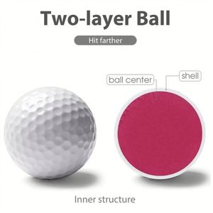 Balle de golf personnalisée pour enfants avec logo, pour entraînement en extérieur, en Surlyn, portable et sur mesure - Product Image 3