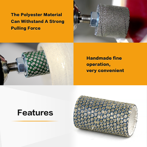 Tambor de goma Diamante CBN Bandas en espiral Escariadores en espiral bandas de tambores de lijado <span class=keywords><strong>para</strong></span> <span class=keywords><strong>amoladora</strong></span> neumática - Product Image 3