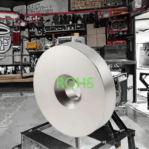 Aimant personnalisé en néodyme N52 Ndfeb pour moteur, avec trou fraisé de haute précision, N35 N40 N45, en forme d'arc, de bloc ou de disque, pour usage industriel - Product Image 2