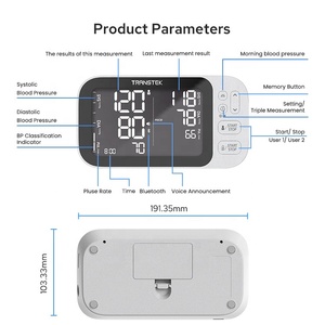 <span class=keywords><strong>Monitor</strong></span> <span class=keywords><strong>Digital</strong></span> de Pressão Arterial Elétrico de Braço Confiável para Atacado, Certificado CE, 2 Anos - Product Image 1