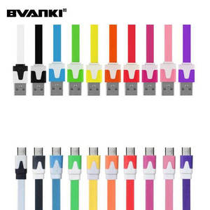 Nouveautés 2019, câble de charge USB le plus vendu, câble micro USB plat - Product Image 3