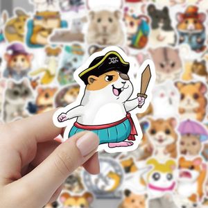 Autocollants en vinyle découpés et étanches pour <span class=keywords><strong>hamster</strong></span> personnalisés pour enfants, cahier de journal, scrapbooking, conception créative sur le thème des animaux. - Product Image 1