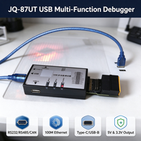 Konverter USB ke RS232 RS485 CAN, Adaptor Serial Multifungsi dengan Ethernet untuk Kontrol Tertanam dan Industri