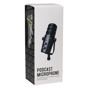 Professionele Dynamische Microfoon Bedrade Communicatie Ingebouwde Geluidskaart Ruisonderdrukking Voor Live Streaming Opname - Product Image 5