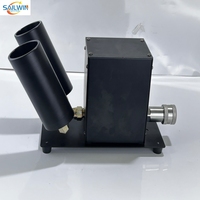 Machine à fumée Nimbus 200W à prix d'usine, DMX512, pour scène, DJ, jet de CO2, machine à brouillard, effets spéciaux avec tuyau de 6 m, portée 8-10 m