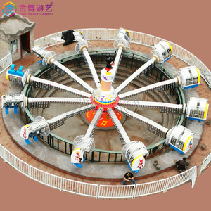 Al Aire Libre 360 grados Flip rotación coche Happy Land Park paseo rodando música dirigible música Express niños diversión paseo al aire libre - Product Image 3