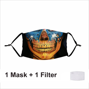 Nouveau jour des femmes des crânes de sucre morts masque facial Festival mexicain Catrina squelette pour Halloween Cosplay accessoires de déguisement - Product Image 6