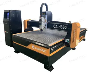 Mesin ukir kayu meja kerja kombinasi slot T + vakum Harga Murah CA-1530 mesin Router CNC dengan CE