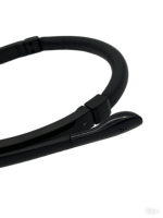BT5.4 Casque d'écoute sans fil avec contrôleur de volume de micro ENC rotatif Casque téléphonique de centre d'appel pour PC/réunion