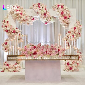 Arco de Acrílico Personalizado LEDA para Decoración de Bodas, Soporte para Fondo de Escenario, Arco Decorativo para Eventos - Product Image 2