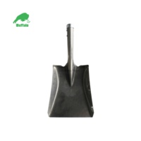 Outils de jardinage fournis directement par l'usine Buffalo : pelle à arbres pour la transplantation, pelle à pointe carrée, manche en acier avec poignée en D, 9,5 pouces