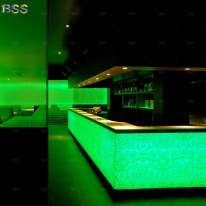 Night Club Bar Forma rectangular Moderno Led Disco Discoteca Vestíbulo Salón Bar Mostrador - Product Image 3