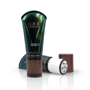 Wholesale Custom Aluminum & <b>Plastic</b> Cosmetic Electric Roller Ball Applicator Empty Squeeze Body Lotion Skin Care <b>Tube</b> - Product Image 5