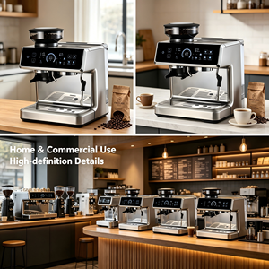 CHOKOIVE Professional <strong>Coffee</strong> <strong>Machine</strong> 20 Bar Espresso <strong>Machine</strong> <strong>with</strong> <strong>Milk</strong> <strong>Frother</strong> Independent Espresso <strong>Coffee</strong> Maker for <strong>Nespresso</strong> - Product Image 2