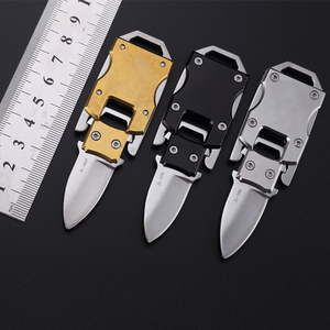 Navaja Plegable Multifuncional Mini, Navaja Táctica Portátil de Acero Inoxidable para Supervivencia al Aire Libre con Personalización OEM de Grado DIY - Product Image 1
