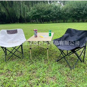 เก้าอี้พับได้ Yijiawen Moon Chair สำหรับกิจกรรมกลางแจ้ง สวน ปิกนิก แคมป์ปิ้ง น้ำหนักเบา ดีไซน์กะทัดรัด - Product Image 3