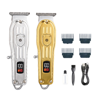 Meilleur Prix 2025, Tondeuse Cheveux Portable Professionnelle sans Fil, Batterie 600 mAh, Coupe Cheveux Électrique pour Barbier et Maison avec LED