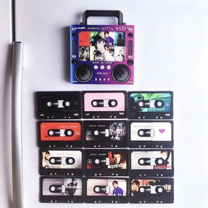 Ensemble d'aimants de réfrigérateur en forme de cassette NFC personnalisée <span class=keywords><strong>Justin</strong></span> Bieber, lecture automatique, cadeau de collection pour fans - Product Image 2