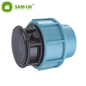 Prodotto di vendita caldo in plastica con tappo terminale connettore inserto colore nero blu raccordi a compressione <span class=keywords><strong>tubo</strong></span> dell'<span class=keywords><strong>acqua</strong></span> - Product Image 1