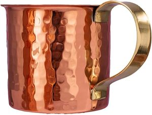 Taza de cobre de mula de Moscú martillada de la mejor calidad de Venta caliente con asa para uso en restaurantes y hoteles - Product Image 5