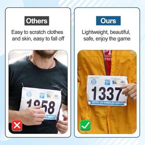 Marathon yếu tố cần thiết đua số khóa chạy BIB nam châm chân chủ cho vận động viên lĩnh vực Triathlon đi xe đạp cạnh tranh - Product Image 2