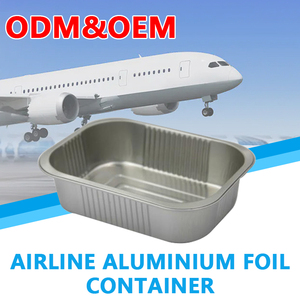 Boîte de papier d'aluminium de qualité alimentaire spécifique à l'aviation 550ml carré épaissi avec couvercle étanche étanche - Product Image 5