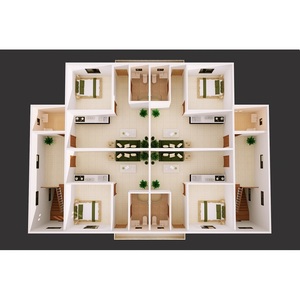 Hiện Đại 3 Phòng Ngủ Nhà Thiết Kế Nhanh Chóng Cài Đặt Công Nghệ Mới Đúc Sẵn Khách Sạn Xây Dựng Sàn Kế Hoạch Bánh Sandwich Bảng Điều Chỉnh Carport - Product Image 4