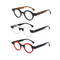 Lunettes de mode rétro de petite taille en gros, monture optique en acétate pour hommes, vente chaude, montures de lunettes en gros