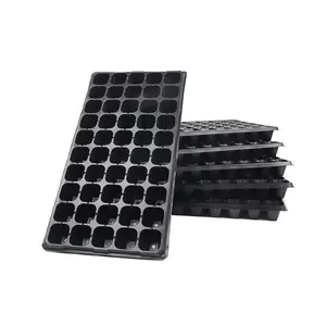 128 Holes Factory Direct Produced High Quality Plastic Nursery Seedling Trays PET Seedling Trays Used Many Times