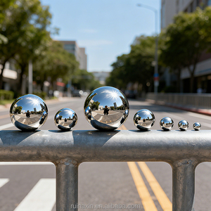 ลูกกลมกระจกสแตนเลสขัดเงา2ซม. 5ซม. 8ซม. 10ซม. สำหรับตกแต่งภายในที่สะท้อนแสง - Product Image 6