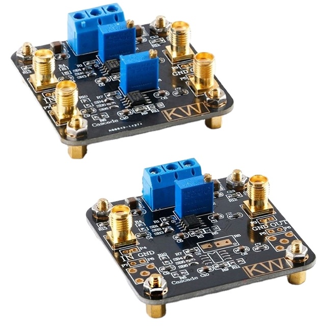 JQJ Single Channel Double Channel Signal Processing 1MHz Operational Module Low Deviation Voltage Amplifier OP07 Sensor Board