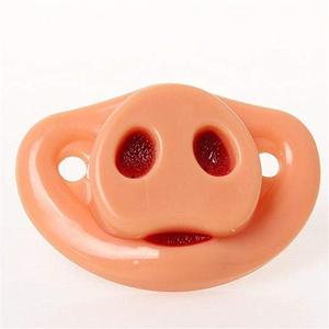 Yds Groothandel Grappige Varkensneus Baby Teether Fopspeen Pacy Orthodontische Siliconen Tepels - Product Image 1