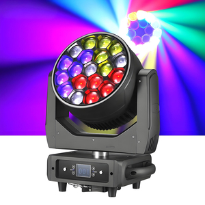 19x60 mắt ong di chuyển đầu chùm Zoom DMX ánh sáng mắt ong 19x60W cho sân khấu hộp đêm đám cưới - Product Image 3