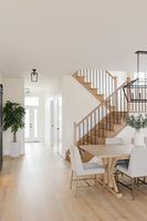 Escalier élégant et moderne PRIMA avec rampe et main courante, ensemble d'escalier intérieur pour maison, prix d'usine