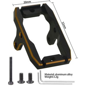 Support servo en laiton pour <span class=keywords><strong>TRX4M</strong></span> TRX-4M <span class=keywords><strong>1</strong></span>/<span class=keywords><strong>18</strong></span> accessoires de pièces de mise à niveau de voiture sur chenilles RC - Product Image 4