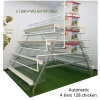 Livolo — cage de volaille à couche automatique, deuxième main africaine, pour poulailler à poulet - Product Image 4