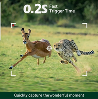 Caméra de surveillance de la faune BSTCAM 4K 48MP WiFi avec contrôle par application, étanche IP66, portée IR 20m, détection de mouvement en extérieur