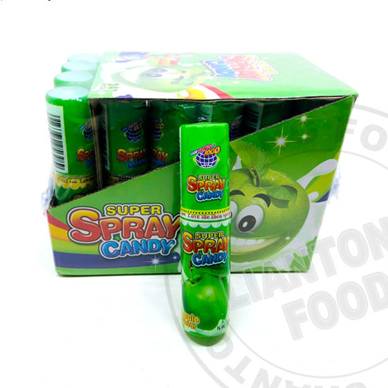 Горячая Распродажа фруктов Супер спрей конфеты