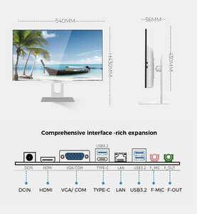 TENFLY 21,5 "/23,8" Core I3 I5 I7 Monoblock Todo en uno <span class=keywords><strong>Pc</strong></span> Computadoras para juegos Computadoras de escritorio Gamer AIO <span class=keywords><strong>PC</strong></span> 64GB DDR4 RAM <span class=keywords><strong>PC</strong></span> todo en uno - Product Image 4