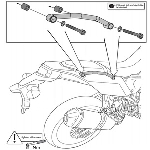 Asa de agarre para asiento trasero de pasajero, accesorio de motocicleta XT700Z XTZ700, 700 - Product Image 4