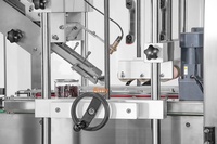 Machine de capsulage automatique anti-poussière pour boîtes en étain, aluminium et plastique, avec système de pression pour le couvercle