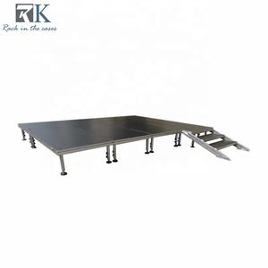 Scène de concert portable à 4 pieds en aluminium, grande plateforme de scène imperméable, équipement de plancher - Product Image 2