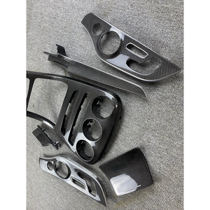 อุปกรณ์ตกแต่งภายในคาร์บอนไฟเบอร์คุณภาพสูงสำหรับ W205 C63 C43 สำหรับ W205 C63s AMG C200 C30 C43 คาร์บอนไฟเบอร์ภายใน - Product Image 5