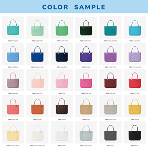 Bolsa de Mano EVA con Cierre Abierto y Logotipo Personalizado, Gran Capacidad, Impermeable, Lavable, Moderna, para Verano y Otoño, para la Playa y Actividades al Aire Libre - Product Image 5