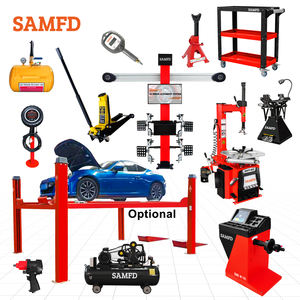 Elevador de Coches Sunmo de 4 Toneladas con Certificación CE, Cuatro Columnas, Comercial, Eléctrico, Hidráulico, Inalámbrico, de 4 Postes - Product Image 1